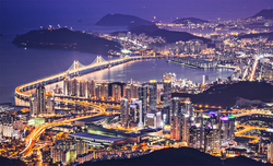 Du lịch Hàn Quốc - Thành phố Busan về đêm